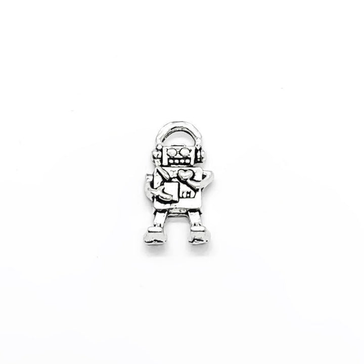 1 Breloque Petit Robot, Breloques Petit Garçon, Breloques Jouets, Breloques Électroniques, Bricolage, Breloques Mignonnes, Pendentifs Enfants