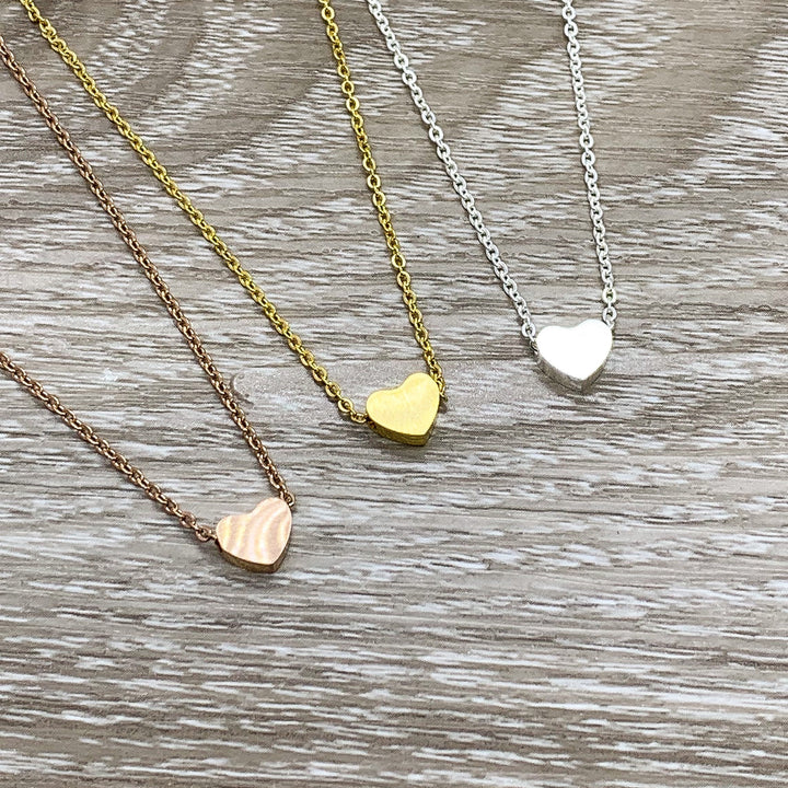 Carte « Meilleures Amies », Collier Petit Cœur, Petit Cadeau Souvenir, Cadeau pour Personne Spéciale, Cadeau pour Meilleure Amie, Cadeau pour Sœur, Cadeau « Je pense à toi »
