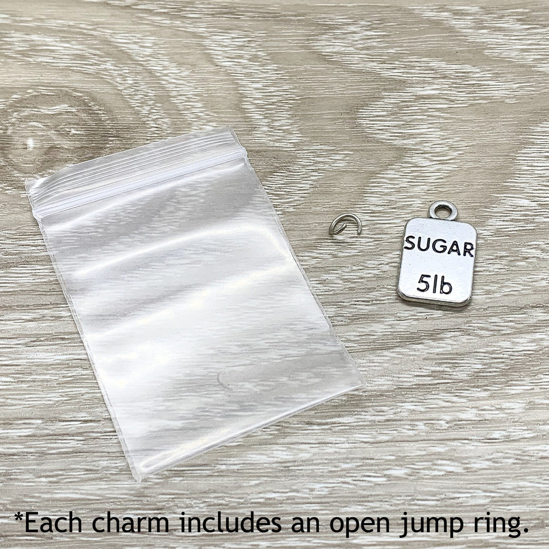 1 Tiny Dress on Hanger Charm, Clothing Charm, Girls Charms, Charm, Shopper Gift, Teen Charm, Shopaholic, Shopping Charm, Seamstress Charm