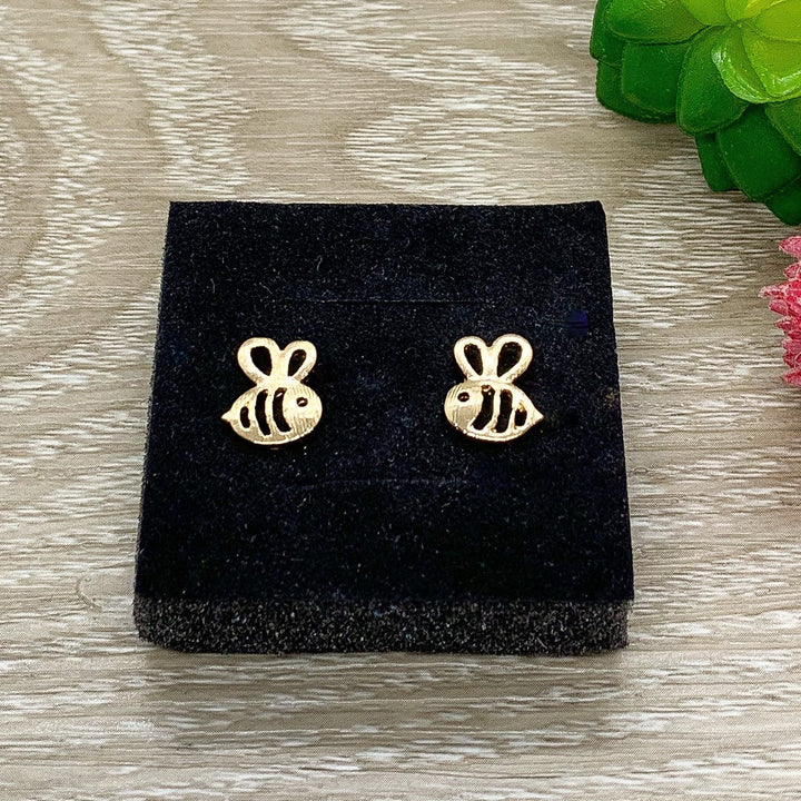 Boucles d'oreilles abeilles délicates, Boucles d'oreilles bourdon miniatures, Bijoux abeilles, Boucles d'oreilles minimalistes, Bijoux insectes, Boucles d'oreilles bohèmes, Cadeau d'anniversaire