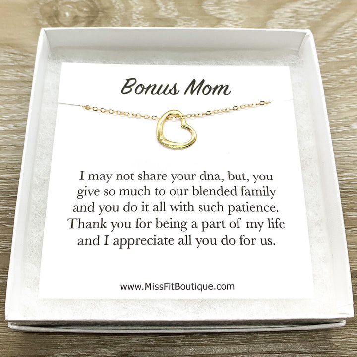 Cadeau pour belle-mère, Cadeau sentimental pour belle-mère, Cadeau « Comme une mère pour moi », Collier délicat, Cadeau de remerciement de la belle-fille, Collier pour maman