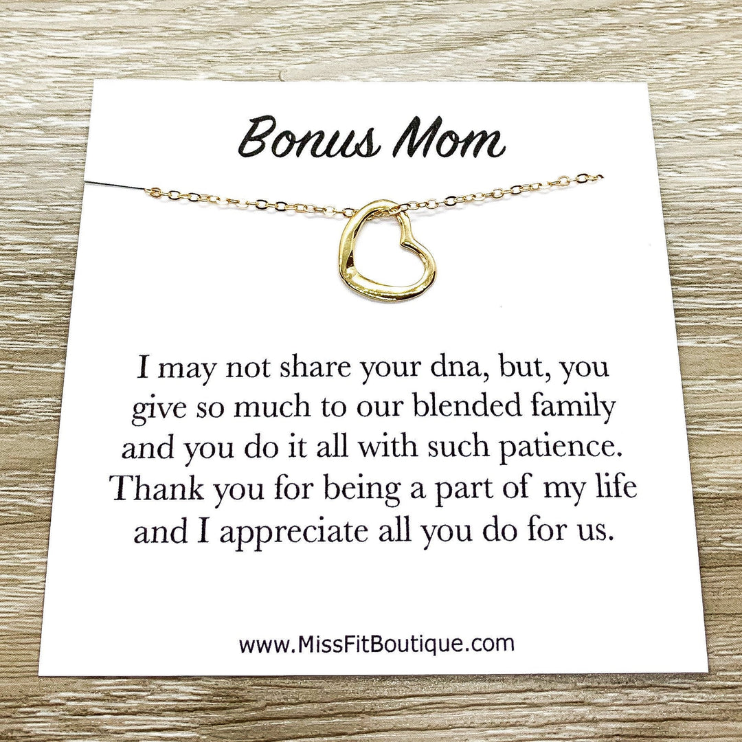 Cadeau pour belle-mère, Cadeau sentimental pour belle-mère, Cadeau « Comme une mère pour moi », Collier délicat, Cadeau de remerciement de la belle-fille, Collier pour maman
