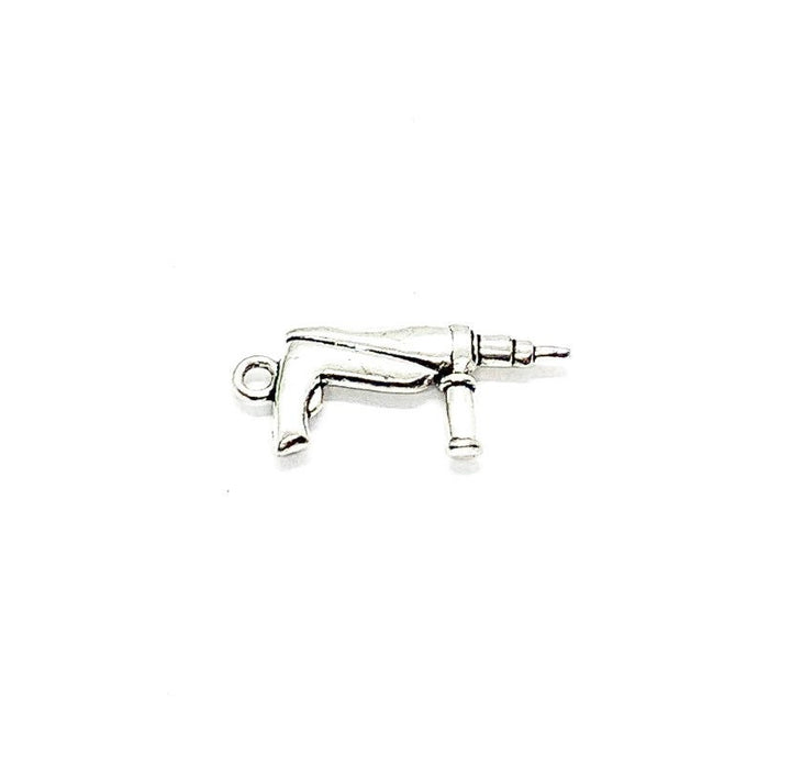 1 breloque pistolet à clous miniature, breloque outil électrique, breloque bricoleur, cadeau pour charpentier, breloque outils, breloque construction, cadeau pour lui