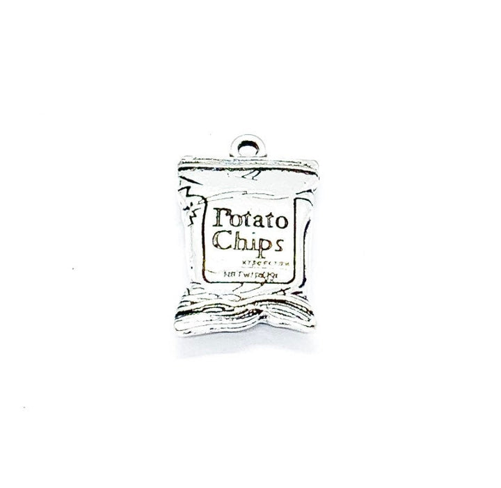 Breloque pour sachet de chips (1 pièce), Breloques individuelles, Breloques pour snacks, Breloques pour ados, Sachet de chips miniature, Breloques, Cadeau pour gourmands, Bijoux à faire soi-même