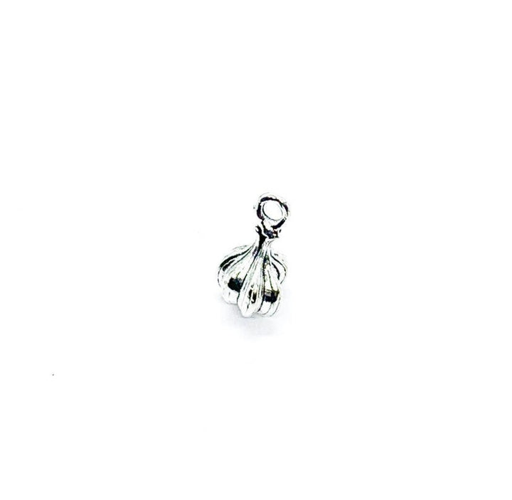 1 petit pendentif en forme de bulbe d'ail entier, pendentif ail, breloques individuelles, breloques ingrédients de cuisine, bijoux légumes, breloque oignon, bijoux à faire soi-même