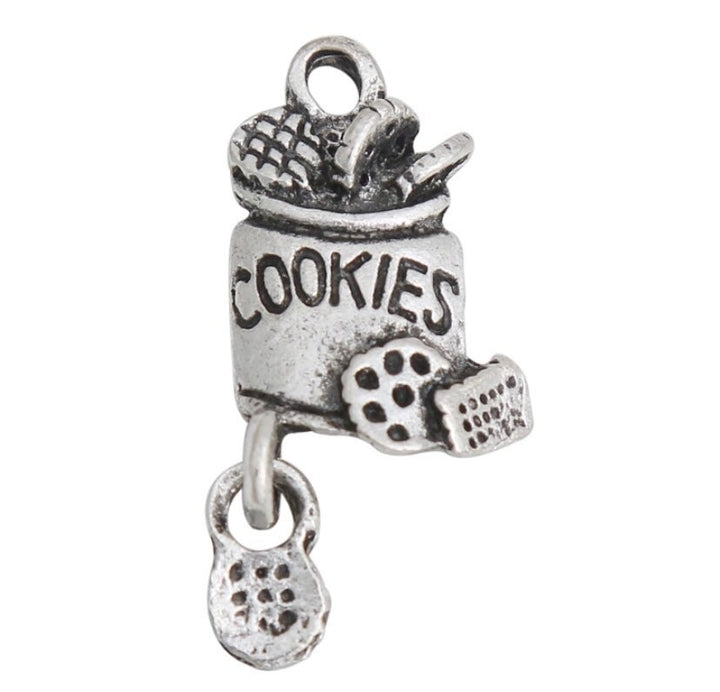 1 breloque pour bocal à biscuits, breloques individuelles, breloques pour la cuisine, breloques pour la pâtisserie, breloques pour pâtissiers, breloques pour la cuisine, breloques pour la boulangerie, breloques pour biscuits, cadeau à faire soi-même