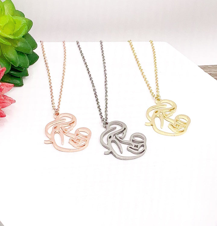 Love in Every Drop, Breastfeeding Quote, Mom and Baby Necklace, Breastfeeding Gift, Nursing Mama Support Gift, Thoughtful Encouragement Gift