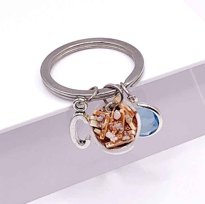 Porte-clés Poutine, Porte-clés Poutine Canadien, Cadeau pour les amateurs de poutine, Porte-clés unique, Breloque Poutine miniature, Cadeau gourmand mignon, Porte-clés gourmand