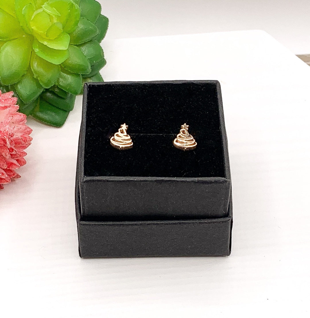 Boucles d'oreilles puces sapin de Noël, boucles d'oreilles rennes, boucles d'oreilles élans, bijoux de Noël, boucles d'oreilles asymétriques, petit cadeau pour elle