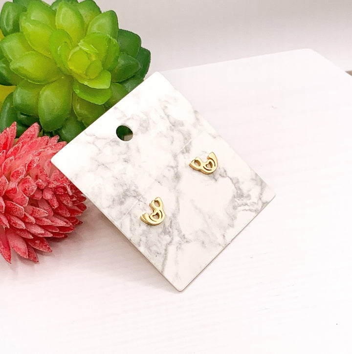 Tiny Stethoscope Stud Earrings, Love Nursing Gift, Medical Student Gift, Nursing Student Gift, Nurse Jewelry, Nurse Graduation Gift