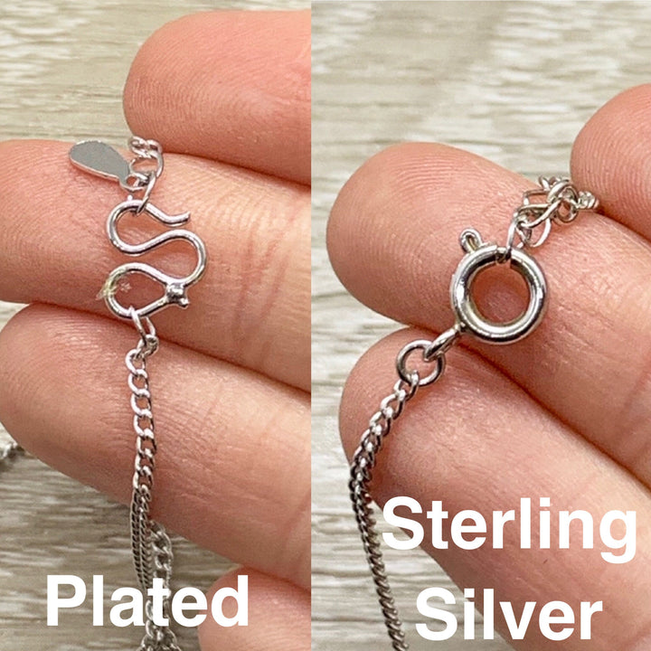 Amazing Coworker, Interlocking Circles Necklace with Card, Gift Box, Rose Gold, Silver
