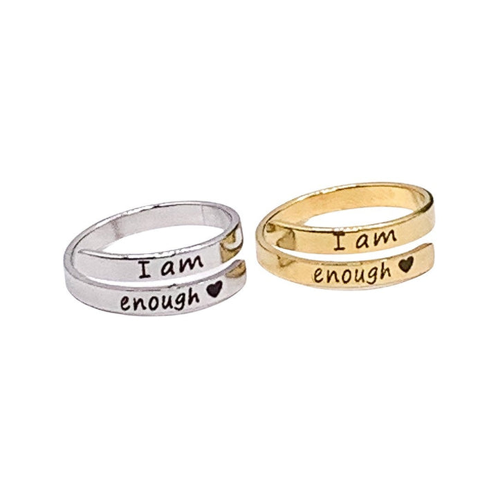 Bague « Keep Going », Bijou inspirant, Bague ajustable, Cadeau d'encouragement, Gravure laser, Bague tendance, Cadeau pour une amie, Soutien