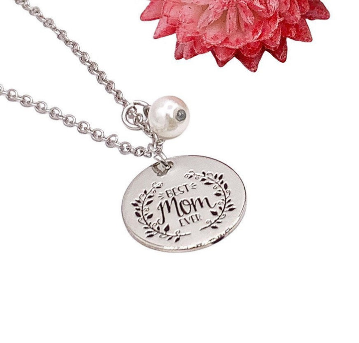 Collier « Meilleure maman du monde », cadeau pour nouvelle maman, bijou de maternité, collier pour maman, cadeau sentimental pour maman, cadeau de naissance pour elle