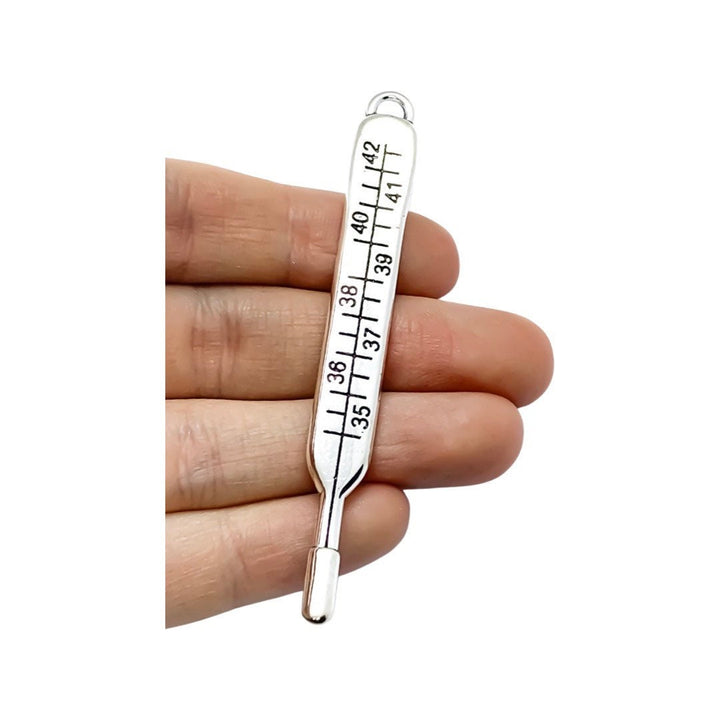 1 grande breloque thermomètre, breloques individuelles, breloques médicales, breloque infirmière, breloques médecin, breloques de température, apprêts, création de bijoux