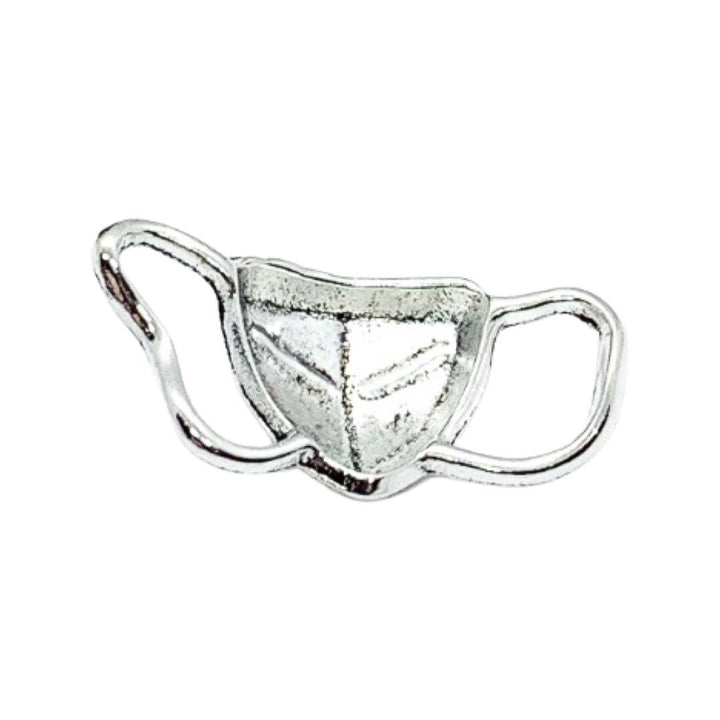 Breloque masque, argent antique, breloques individuelles, breloques médicales, breloque infirmière, breloque médecin, breloque étudiante infirmière, cadeau infirmière, à faire soi-même