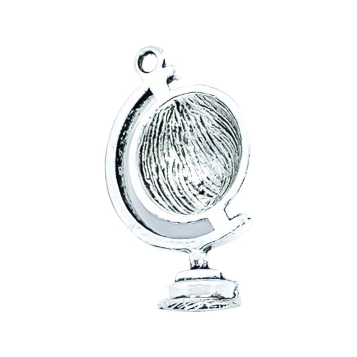 1 Breloque Globe Terrestre, Breloques individuelles, Breloques scolaires, Breloque pour enseignants, Breloque éducation, Breloque voyage, Cadeau pour voyageurs, Exploration, Géographie