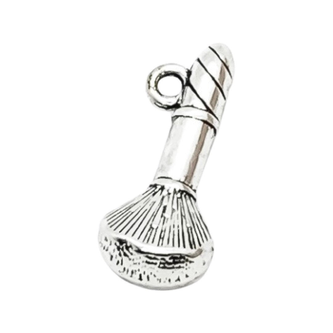 Breloque pinceau de maquillage, breloque esthéticienne, breloque individuelle, breloque maquillage, breloque girly, breloque adolescente, breloque pinceau kabuki, breloques beauté
