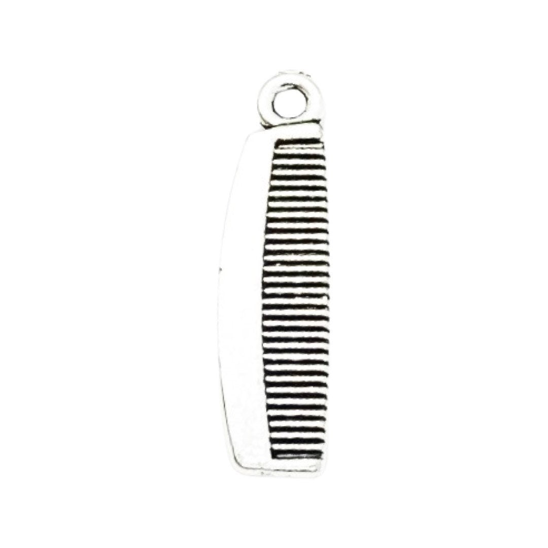 1 mini peigne à cheveux avec breloque, breloque de salon, breloque individuelle, cadeau pour coiffeur, breloque girly, breloque pour adolescente, cadeau pour coiffeuse, créatrice de coiffure