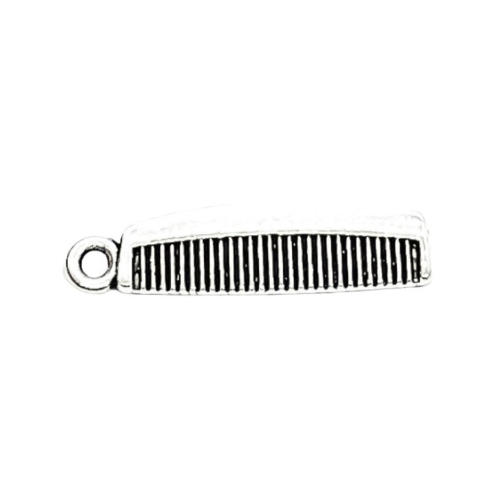 1 mini peigne à cheveux avec breloque, breloque de salon, breloque individuelle, cadeau pour coiffeur, breloque girly, breloque pour adolescente, cadeau pour coiffeuse, créatrice de coiffure