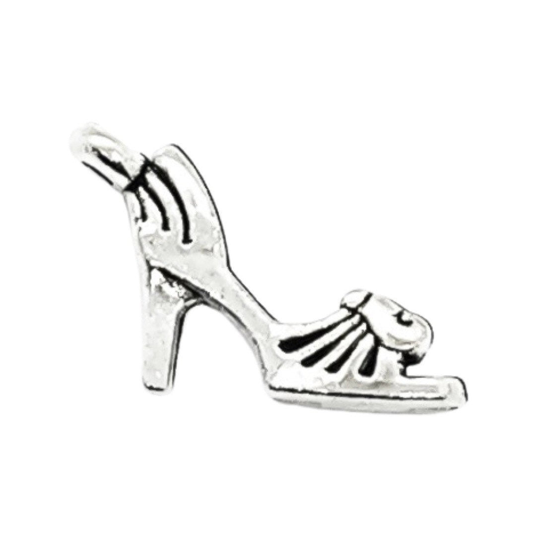 Breloque petit talon, Breloque talon haut, Breloque pour vêtements, Breloques pour filles, Breloque, Cadeau pour acheteuse, Breloque pour adolescente, Accro au shopping, Breloque pour chaussures