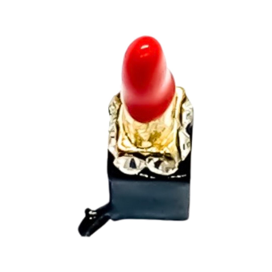 1 Breloque Rouge à Lèvres Rouge, Breloque Cosmétiques, Breloques Maquillage, Breloque Individuelle, Cadeau Soirée entre Filles, Breloque Girlie, Breloque Adolescente, Breloque à Clous
