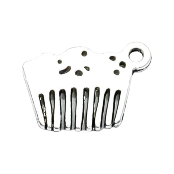 1 mini peigne à cheveux avec breloque, breloque de salon, breloque individuelle, cadeau pour coiffeur, breloque girly, breloque pour adolescente, cadeau pour coiffeuse, créatrice de coiffure