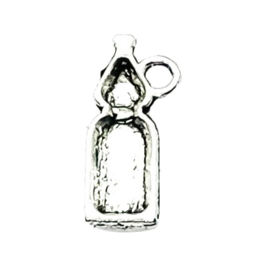 Breloque biberon argentée (1 pièce), breloques individuelles, breloques bébé, breloques grossesse, breloques chambre d'enfant, breloques baby shower, breloque maman, loisirs créatifs