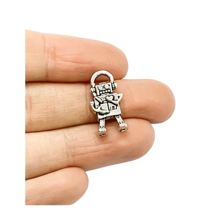 1 Breloque Petit Robot, Breloques Petit Garçon, Breloques Jouets, Breloques Électroniques, Bricolage, Breloques Mignonnes, Pendentifs Enfants
