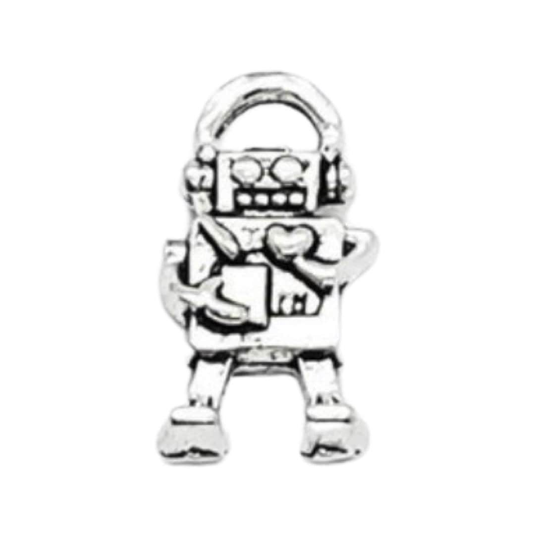1 Breloque Petit Robot, Breloques Petit Garçon, Breloques Jouets, Breloques Électroniques, Bricolage, Breloques Mignonnes, Pendentifs Enfants