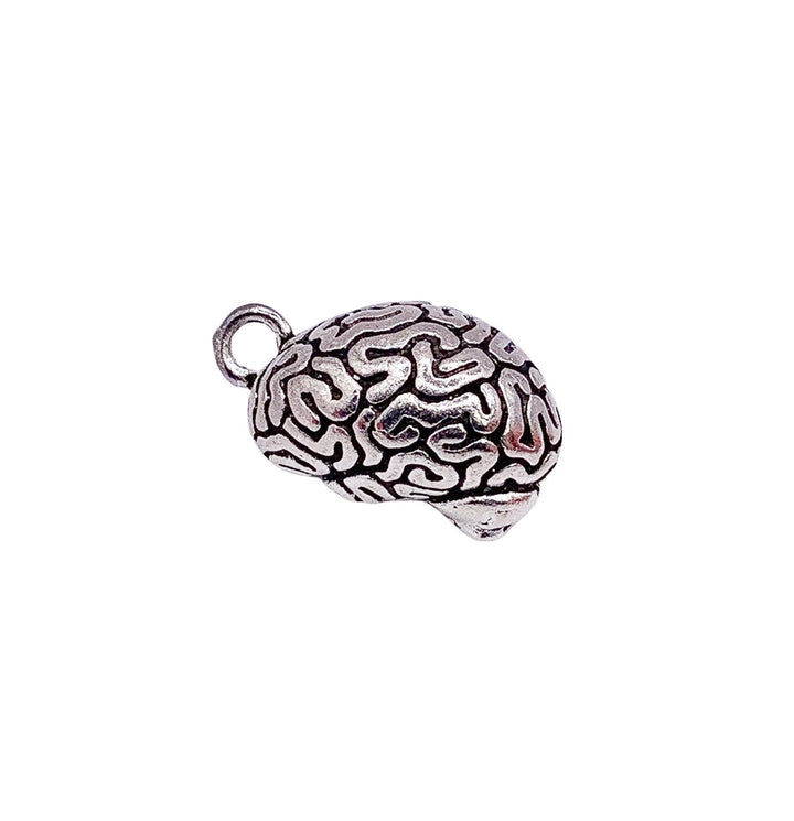 1 grande breloque cerveau, breloques individuelles, breloques anatomie, breloques biologie, breloque infirmière, breloques médecin, breloques anatomiques, apprêts pour bijoux