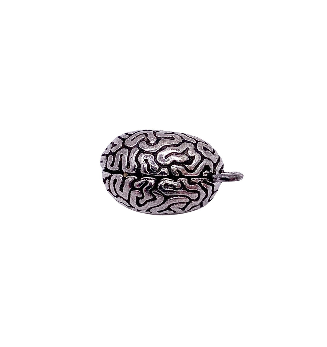 1 grande breloque cerveau, breloques individuelles, breloques anatomie, breloques biologie, breloque infirmière, breloques médecin, breloques anatomiques, apprêts pour bijoux
