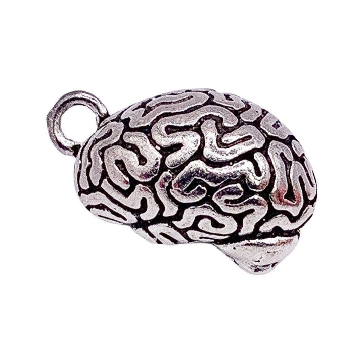 1 grande breloque cerveau, breloques individuelles, breloques anatomie, breloques biologie, breloque infirmière, breloques médecin, breloques anatomiques, apprêts pour bijoux