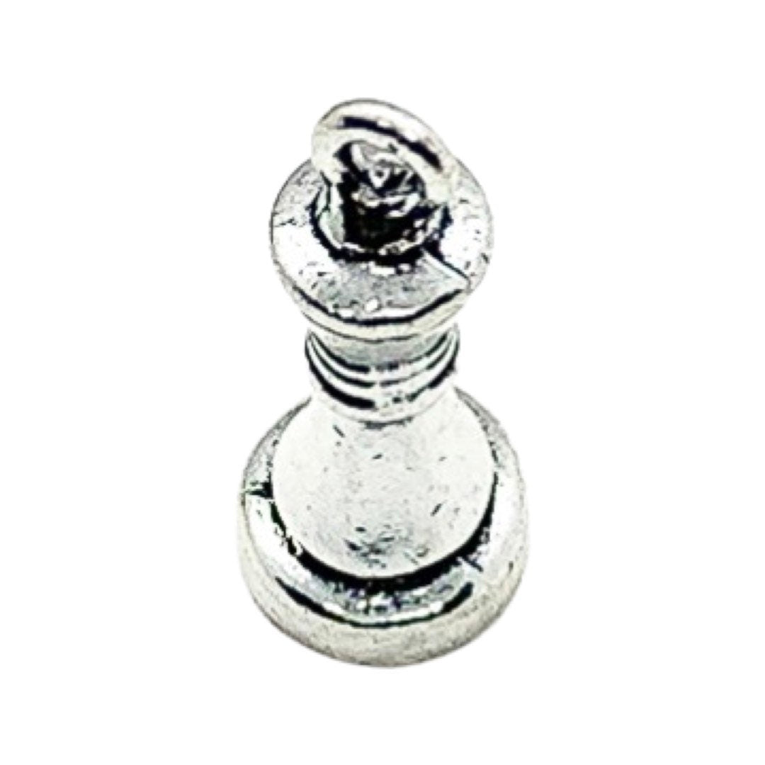 Breloque Pièce d'Échecs (1 pièce), Breloques Jeux de Société, Breloques à l'Unique, Cadeau pour Joueur d'Échecs, Breloques Jeu d'Échecs, Breloques Jeux, Apprêts pour Bijoux