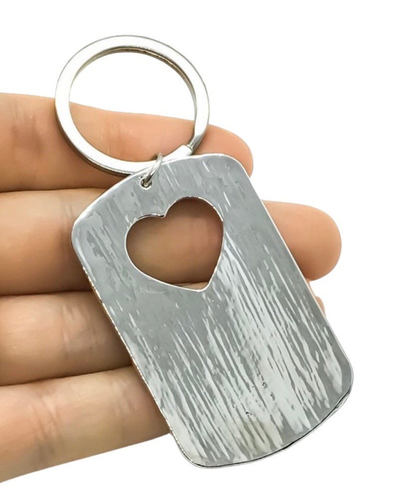 Porte-clés « Il faut un grand cœur pour contribuer à l'épanouissement des jeunes esprits », cadeau de remerciement pour un enseignant, porte-clés pomme rouge, cadeau d'un élève, enseignant(e)