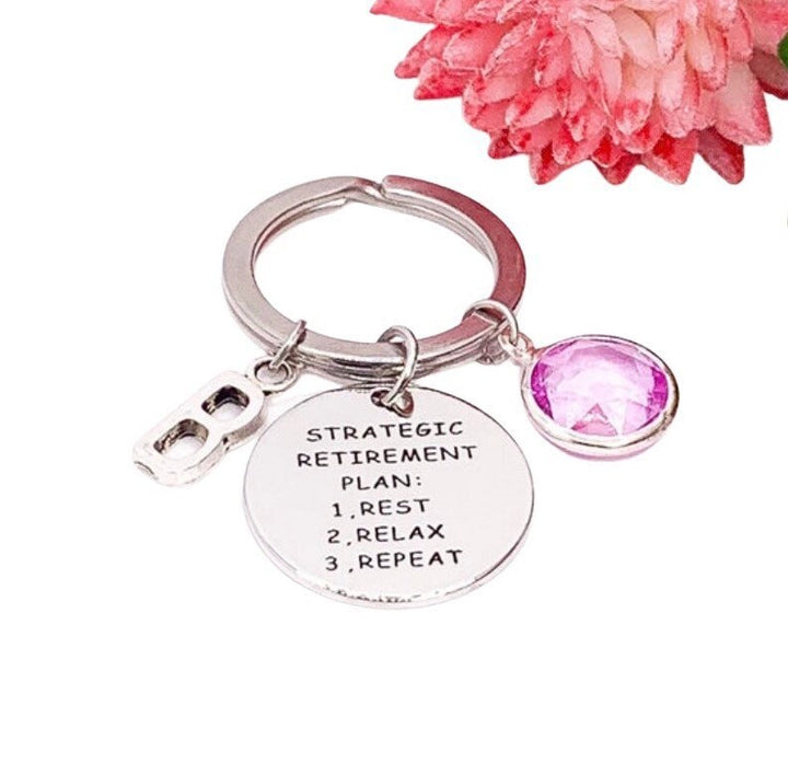 Porte-clés « Plan de retraite », cadeau pour un ami retraité, cadeau pour une fête de départ à la retraite, cadeau de retraite humoristique, cadeau unisexe, cadeau humoristique pour un collègue