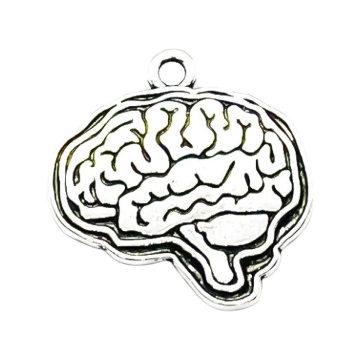 1 Breloque Cerveau, Breloques individuelles, Breloques Anatomie, Breloques Biologie, Breloque Soins infirmiers, Breloques Médecin, Breloques anatomiques, Apprêts pour bijoux