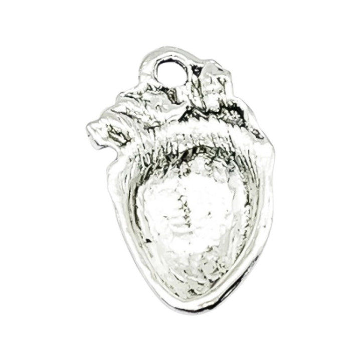 1 Breloque Cœur, Breloques individuelles, Breloques Anatomie, Breloques Biologie, Breloque Cardiologie, Breloques Médecin, Breloques Moléculaires, Apprêts pour bijoux