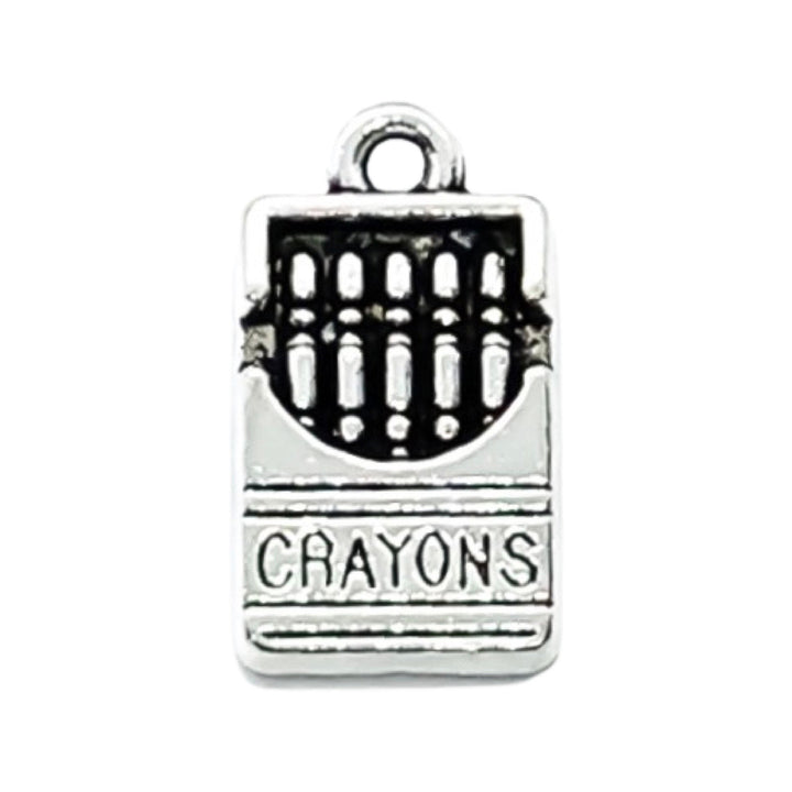 Breloque Crayons, Breloques individuelles, Breloques scolaires, Breloque enseignant(e), Breloque éducation, Breloque loisirs créatifs, Cadeau coloriage, Breloque maternelle, Crayons