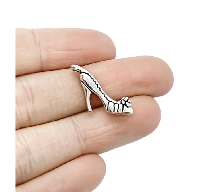 Breloque petit talon, Breloque talon haut, Breloque pour vêtements, Breloques pour filles, Breloque, Cadeau pour acheteuse, Breloque pour adolescente, Accro au shopping, Breloque pour chaussures