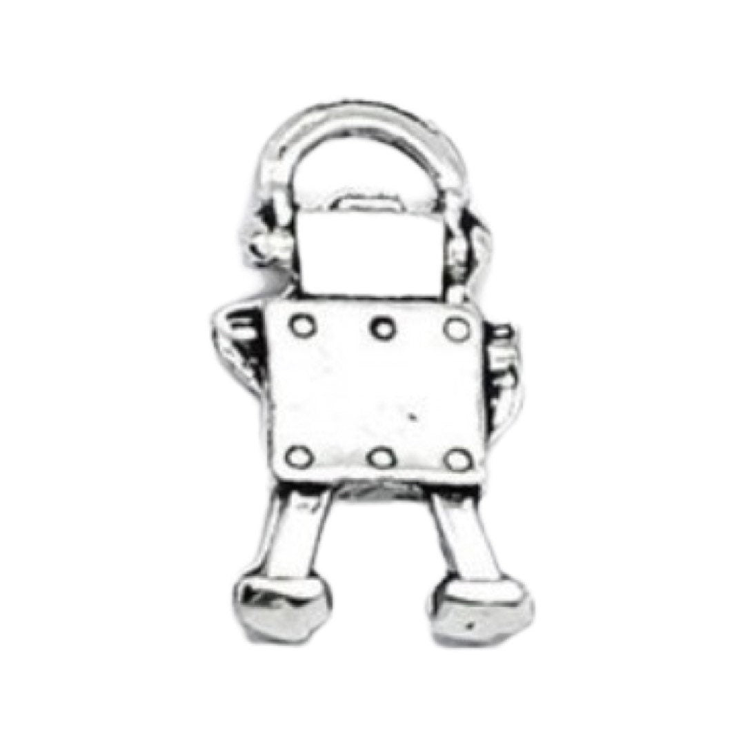 1 Breloque Petit Robot, Breloques Petit Garçon, Breloques Jouets, Breloques Électroniques, Bricolage, Breloques Mignonnes, Pendentifs Enfants