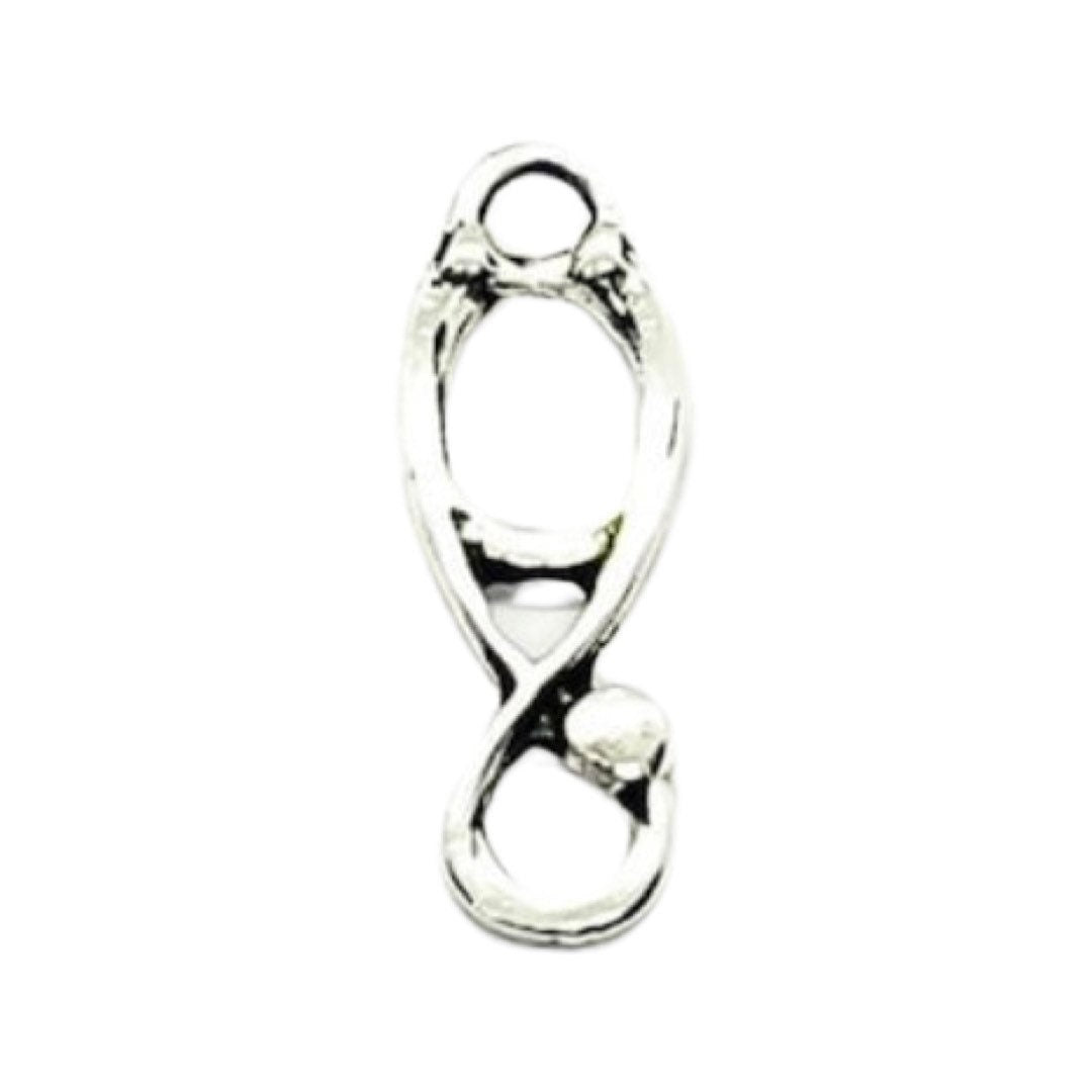 1 breloque stéthoscope miniature, breloques individuelles, breloques médicales, breloque infirmière, breloques médecin, breloques étudiantes en soins infirmiers, cadeau pour infirmière, bijoux à faire soi-même