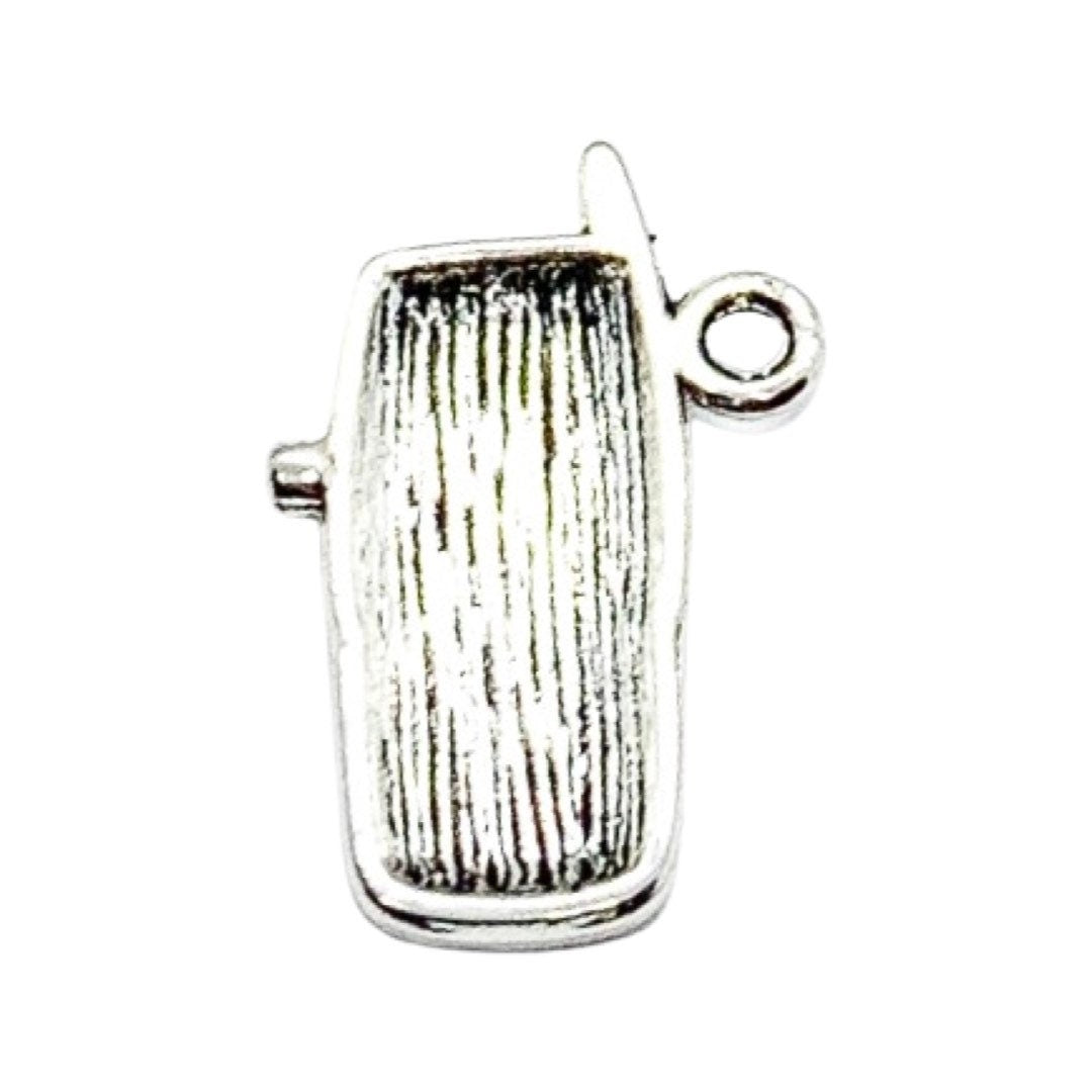 1 mini breloque téléphone portable, breloques geek, breloques technologie, breloques communication, breloque petit téléphone, apprêts pour bijoux, bijoux à faire soi-même