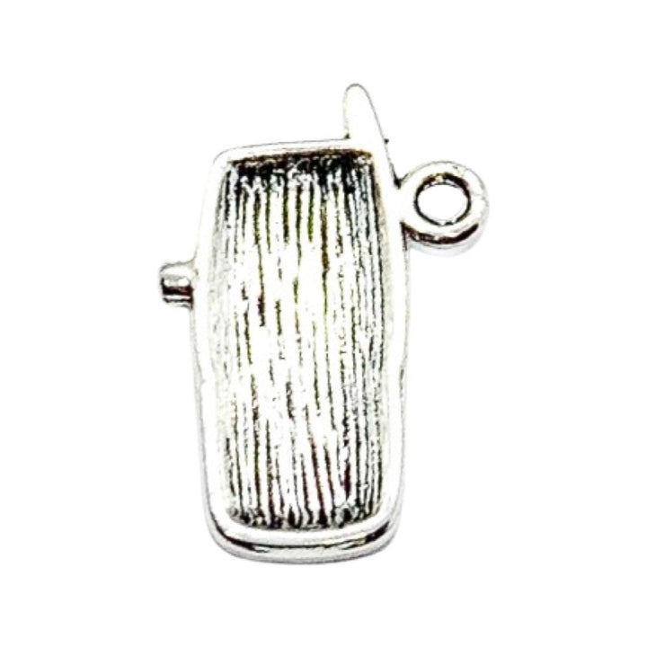 1 mini breloque téléphone portable, breloques geek, breloques technologie, breloques communication, breloque petit téléphone, apprêts pour bijoux, bijoux à faire soi-même