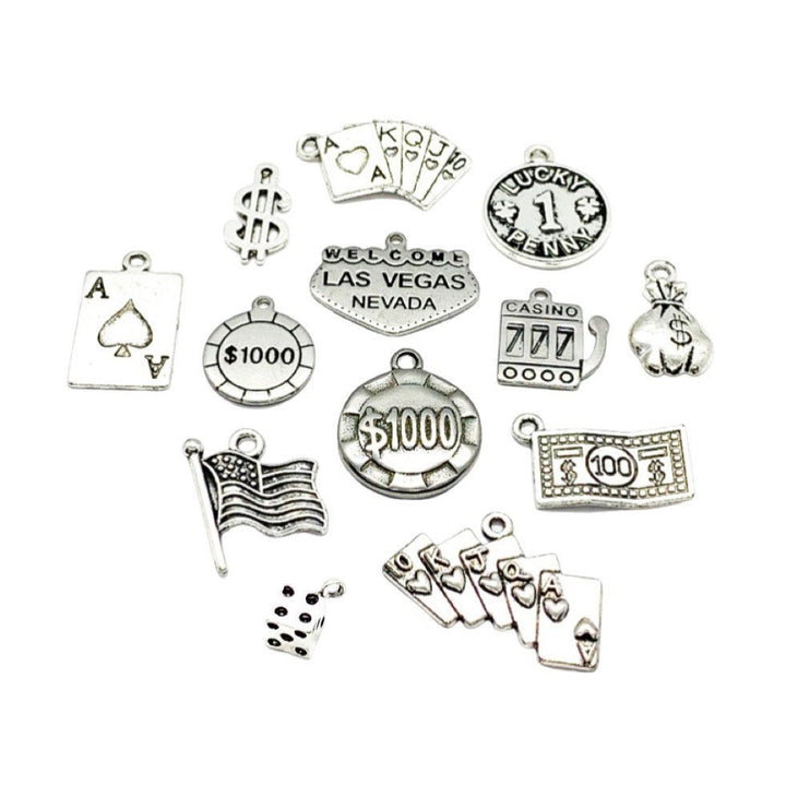 Breloque jeton de casino de 1000 dollars, breloques individuelles, breloques de voyage, breloques USA, breloques sur le thème des jeux de hasard, breloque casino, apprêts pour bijoux, bijoux à faire soi-même