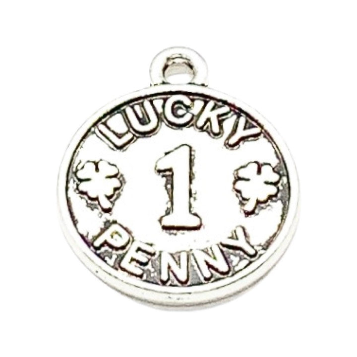 1 breloque porte-bonheur, breloques individuelles, breloques argent, breloques superstitieuses, porte-bonheur, cadeau pour joueur, apprêts pour bijoux