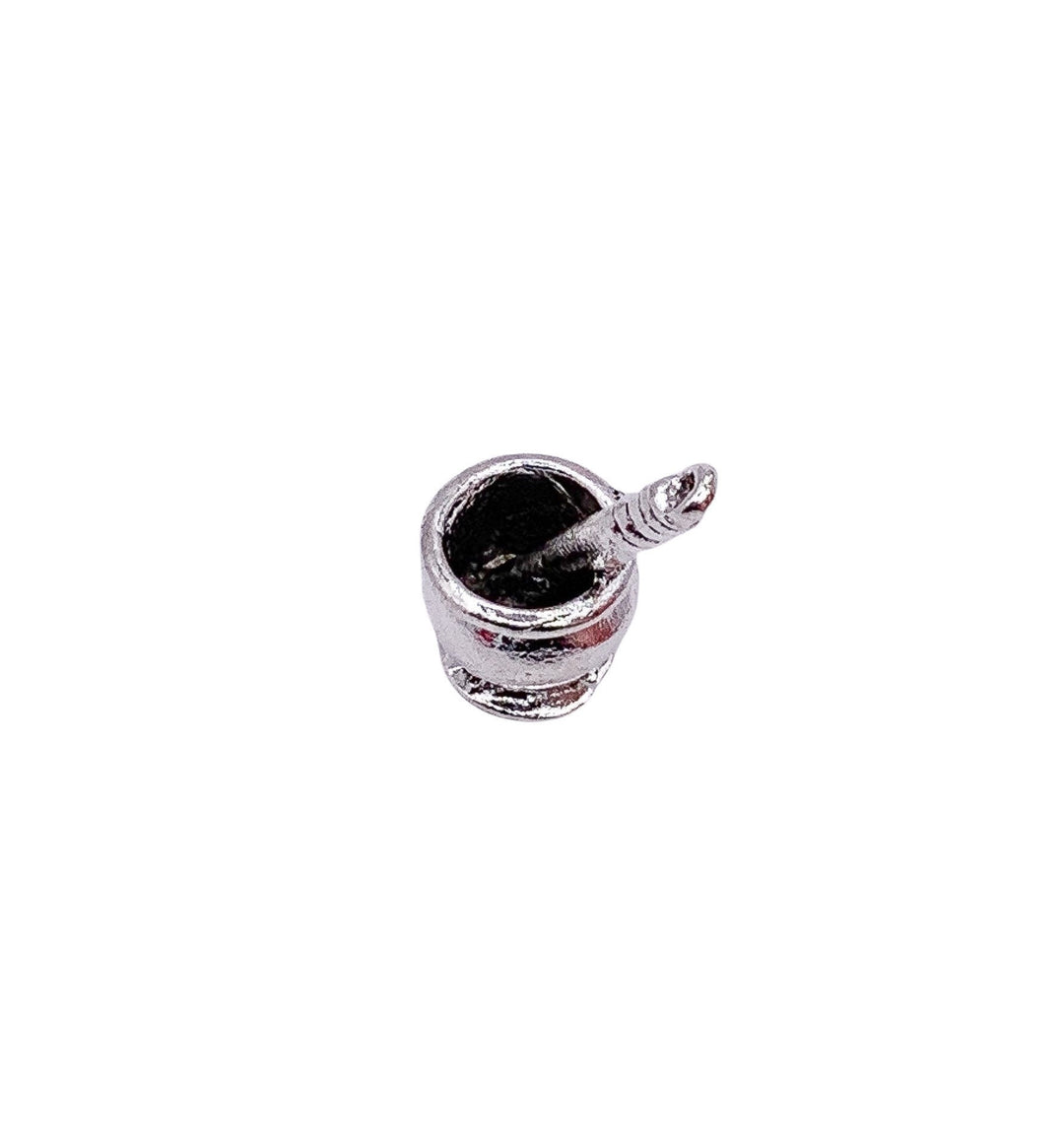 1 Breloque Mortier et Pilon, Breloques individuelles, Breloques Médicales, Breloque Ordonnance, Breloques Médecin, Breloques Pharmacie, Cadeau pour Pharmacien