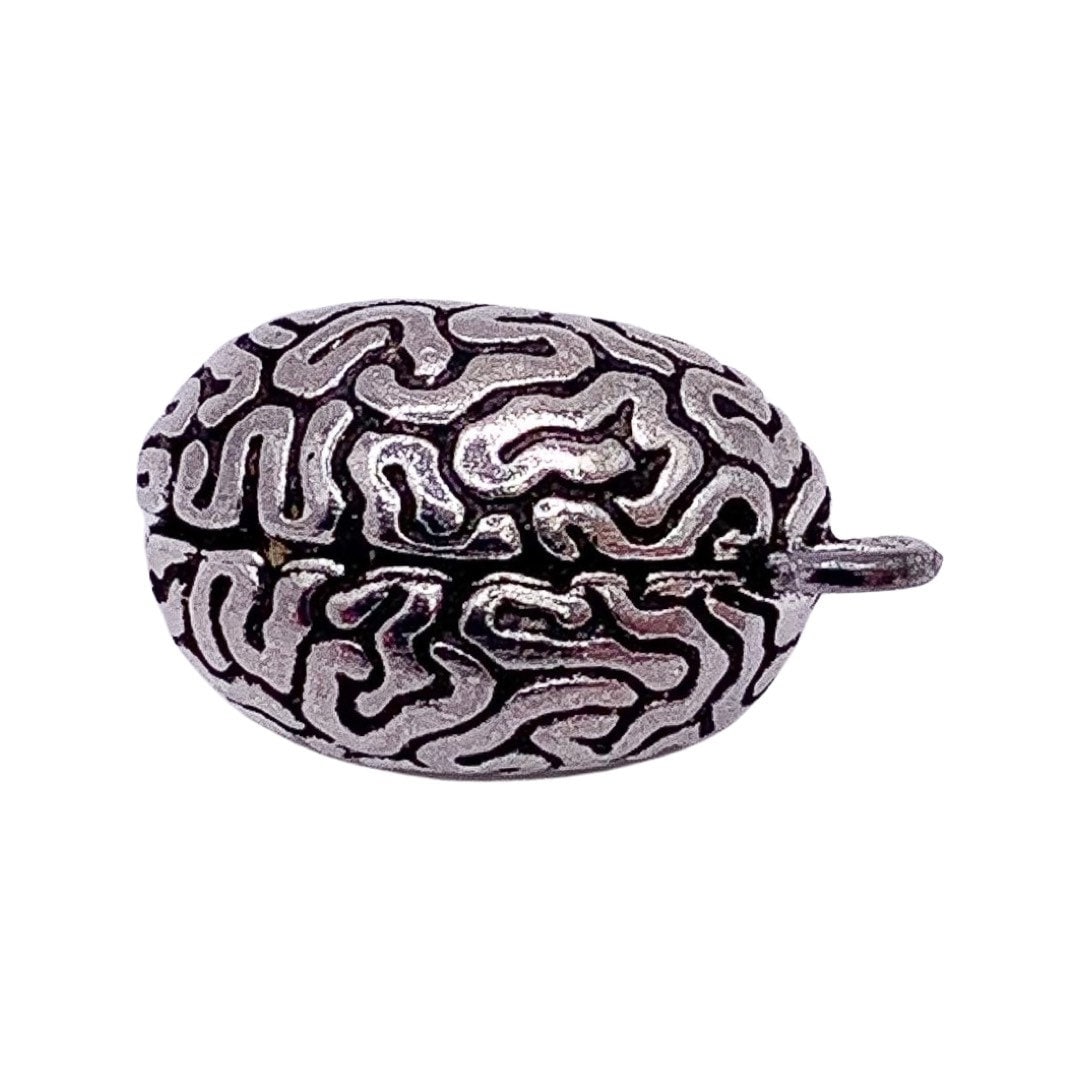1 grande breloque cerveau, breloques individuelles, breloques anatomie, breloques biologie, breloque infirmière, breloques médecin, breloques anatomiques, apprêts pour bijoux