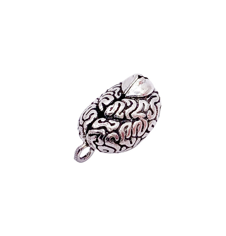 1 grande breloque cerveau, breloques individuelles, breloques anatomie, breloques biologie, breloque infirmière, breloques médecin, breloques anatomiques, apprêts pour bijoux