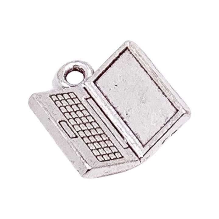 1 Mini Breloque Ordinateur Portable, Breloques Geek, Breloques Technologie, Breloques Ordinateur, Petite Breloque Ordinateur, Apprêts pour Bijoux, Bijoux à Faire Soi-même