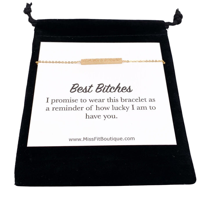 Bracelet minimaliste à barre, cadeau pour meilleure amie, bracelet d'âme sœur, bracelet d'amitié, cadeau d'anniversaire pour meilleure amie